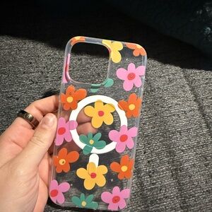 Floral Clear iPhone 16 Pro Max Case